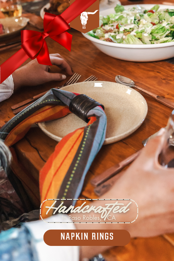 Handcrafted Leather Napkin Rings