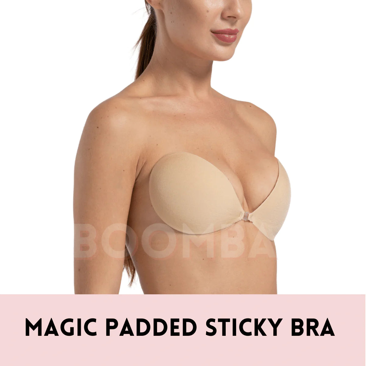 Women's Boomba Beige Padded Inserts - Breast Cup Size Booster
